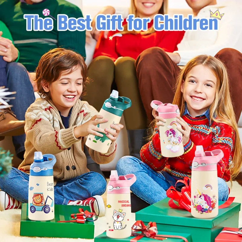 Child Thermal Bottle Cartoon Unicorn Water Bottle with Straws Leakproof Outdoor Shcool Sport Children's Cup BPA FREE flask 400ML 
Child Thermal Bottle Cartoon Unicorn Water Bottle with Straws Leakproof Outdoor Shcool Sport Children's Cup BPA FREE flask 400ML