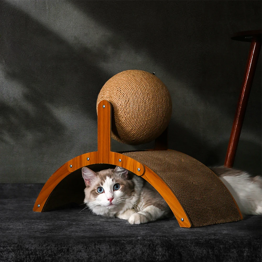 Wooden Cat Cat Scratcher Wear-Resistant Grinding Paw Toy Scratch Board 2 In 1 Sisal Scratching Ball Scrapers for Cats Scraper
Wooden Cat Cat Scratcher Wear-Resistant Grinding Paw Toy Scratch Board 2 In 1 Sisal Scratching Ball Scrapers for Cats Scraper