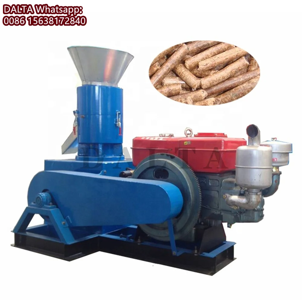 CE Approved Diesel Engine Biomass Pellets Press Machine 200-250KG/H Sawdust Pelletizer Biomass Flat Die Wood Pellet Mill
CE Approved Diesel Engine Biomass Pellets Press Machine 200-250KG/H Sawdust Pelletizer Biomass Flat Die Wood Pellet Mill