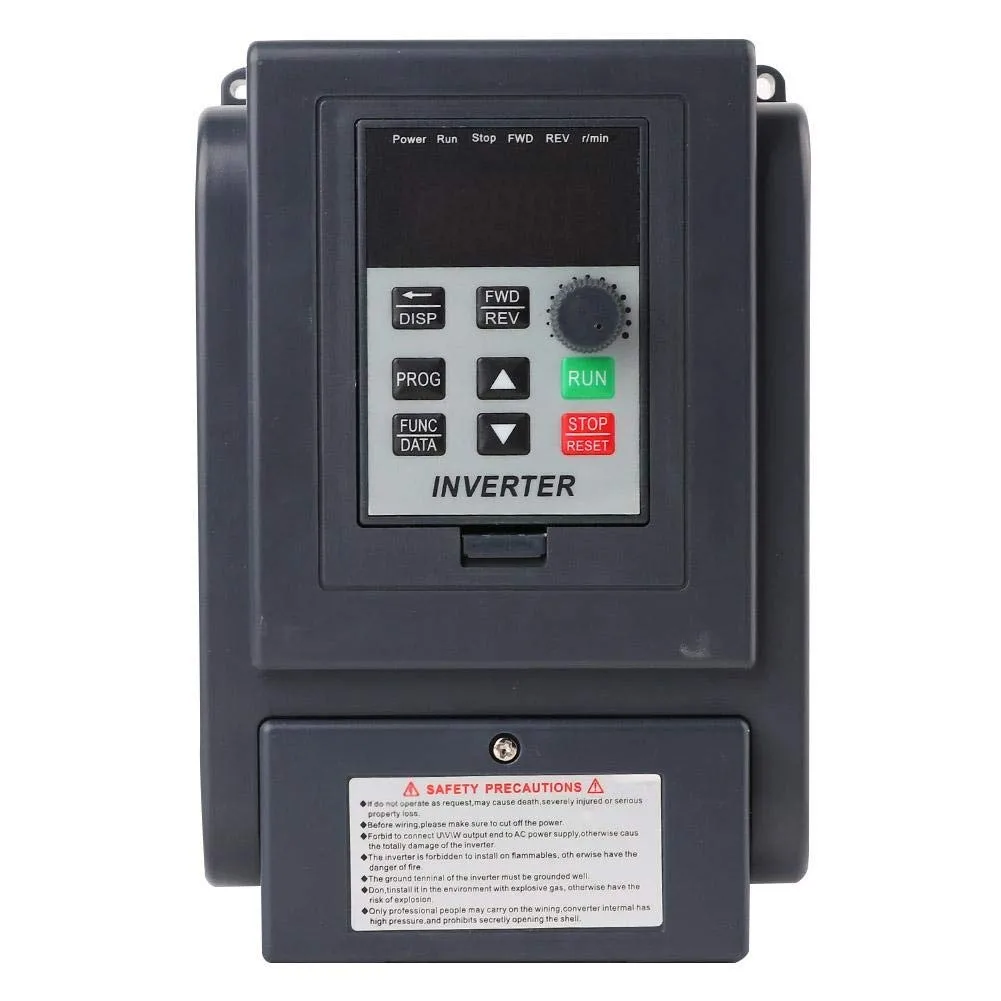 AT4-1500X Variable Frequency Drive 1-Phase 220V Input 3-Phase 380V Output 1.5KW VFD Variable Frequency Inverter Speed Controller
AT4-1500X Variable Frequency Drive 1-Phase 220V Input 3-Phase 380V Output 1.5KW VFD Variable Frequency Inverter Speed Controller
