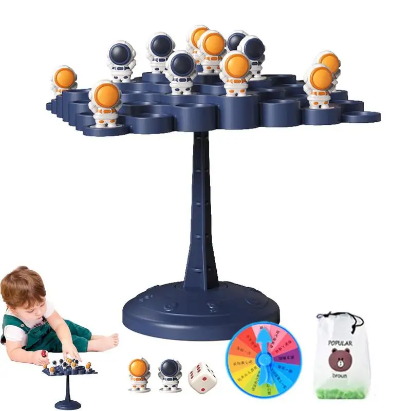Balance Board Game Stackable Balance Tree Toy Astronaut Shape Kid Friendly Balanced Tree Toy Children Desktop Game Gift For Boys
Balance Board Game Stackable Balance Tree Toy Astronaut Shape Kid Friendly Balanced Tree Toy Children Desktop Game Gift For Boys