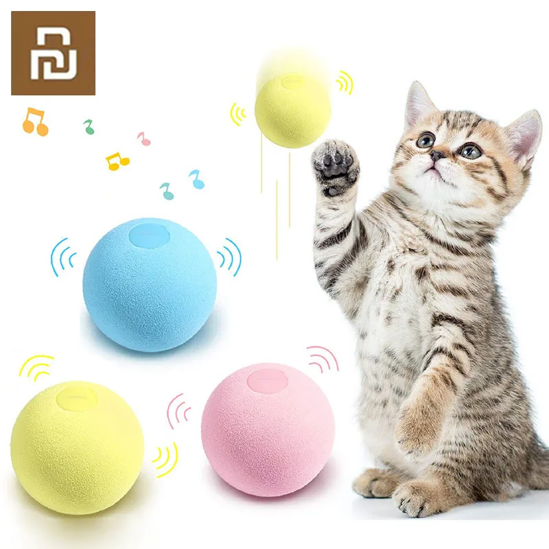 Youpin Smart Cat Ball Toys Interactive Ball Catnip Cat Training Playing Toy Pet Squeaky Supplies Products Toy for Cats
Youpin Smart Cat Ball Toys Interactive Ball Catnip Cat Training Playing Toy Pet Squeaky Supplies Products Toy for Cats