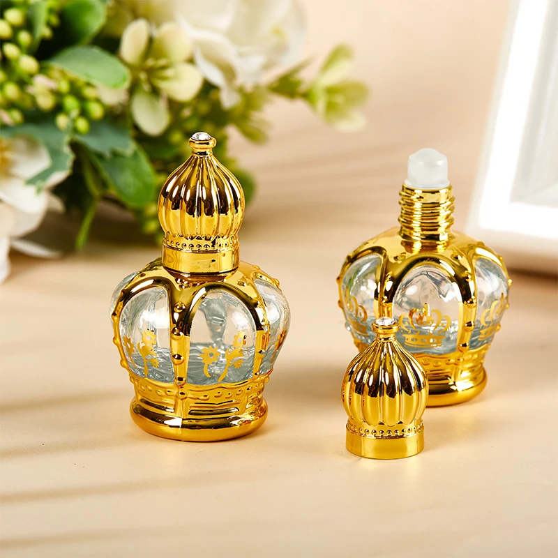 15ml Essential Oil Roller Bottle Gold Crown Shape Perfume Bottling Portable Travel Electroplated Carve Glass Empty Bottle
15ml Essential Oil Roller Bottle Gold Crown Shape Perfume Bottling Portable Travel Electroplated Carve Glass Empty Bottle
