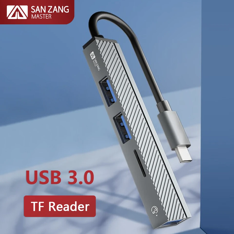 SANZANG 4-портовый адаптер Type C Hub USB 3,0 High Speed Extensor Multi Splitter Switch Портативные аксессуары для док-станции для ПК и компьютера
SANZANG 4-портовый адаптер Type C Hub USB 3,0 High Speed Extensor Multi Splitter Switch Портативные аксессуары для док-станции для ПК и компьютера