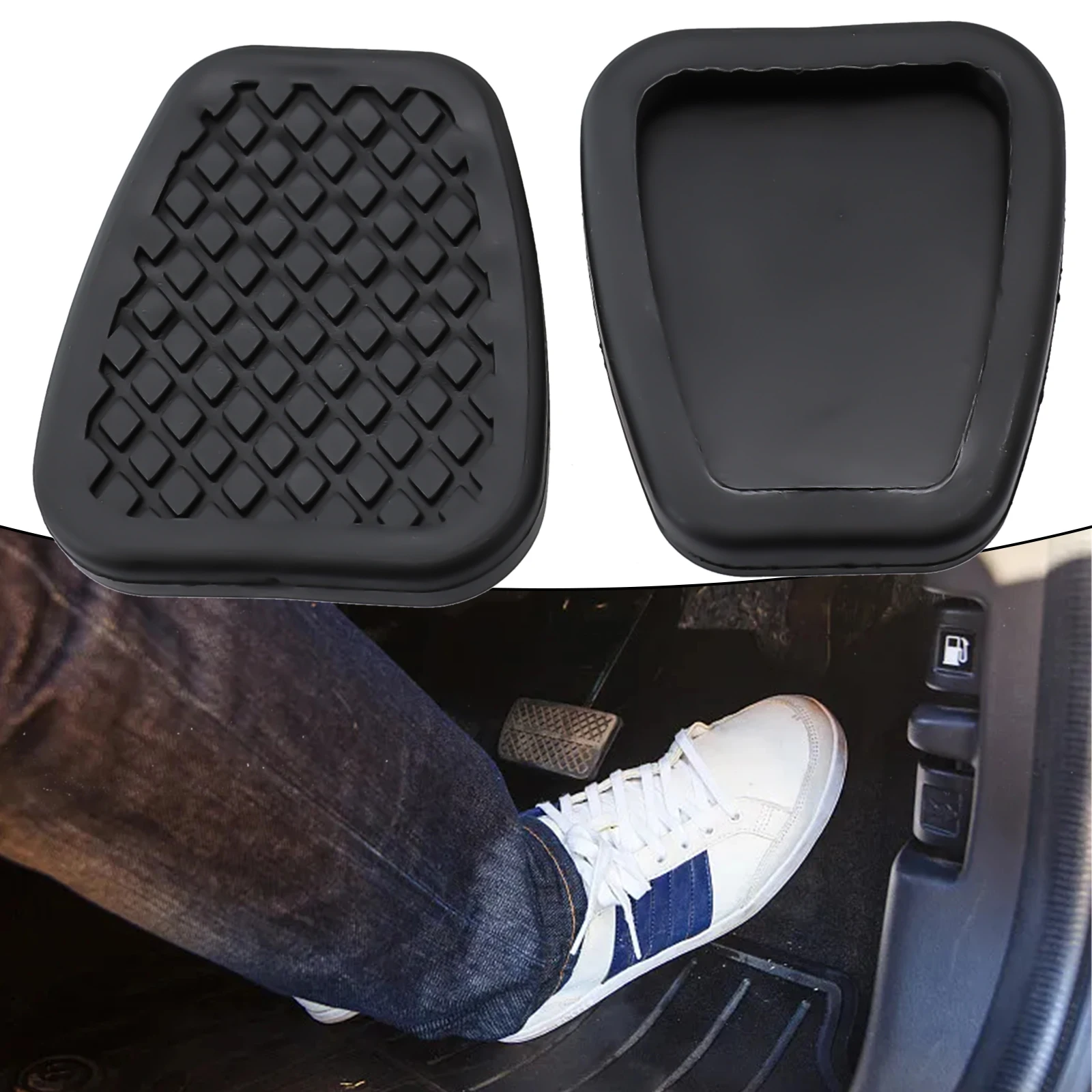 2Pcs Brake Clutch Pedal Pad Rubber Cover For Honda For CR-Z For CR-V For Acura 46545-538-010 Brake Clutch Pedal Pad Replacement
2Pcs Brake Clutch Pedal Pad Rubber Cover For Honda For CR-Z For CR-V For Acura 46545-538-010 Brake Clutch Pedal Pad Replacement
