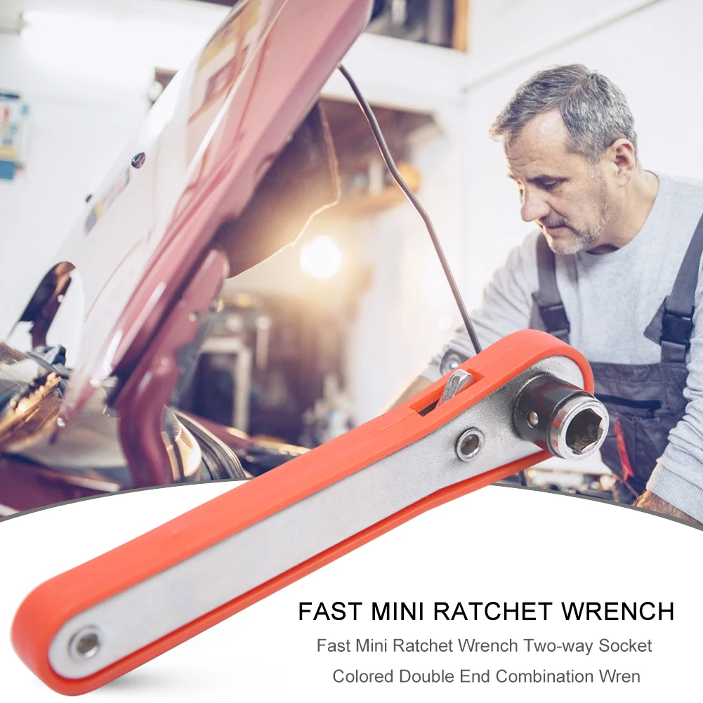 Двухсторонний ключ с храповым механизмом, стальной двухцелевой 1/4 дюйма, головка отвертки с отверткой, мини-гаечный ключ для домашних ручны...
Двухсторонний ключ с храповым механизмом, стальной двухцелевой 1/4 дюйма, головка отвертки с отверткой, мини-гаечный ключ для домашних ручны...