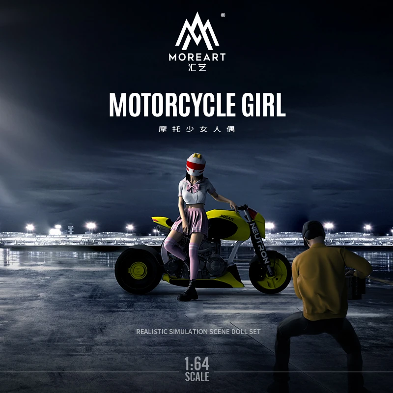 **Pre-Order**TIME MICRO MoreArt 1:64 Diorama Model Car Display figure Motorcycle girl doll set
**Pre-Order**TIME MICRO MoreArt 1:64 Diorama Model Car Display figure Motorcycle girl doll set