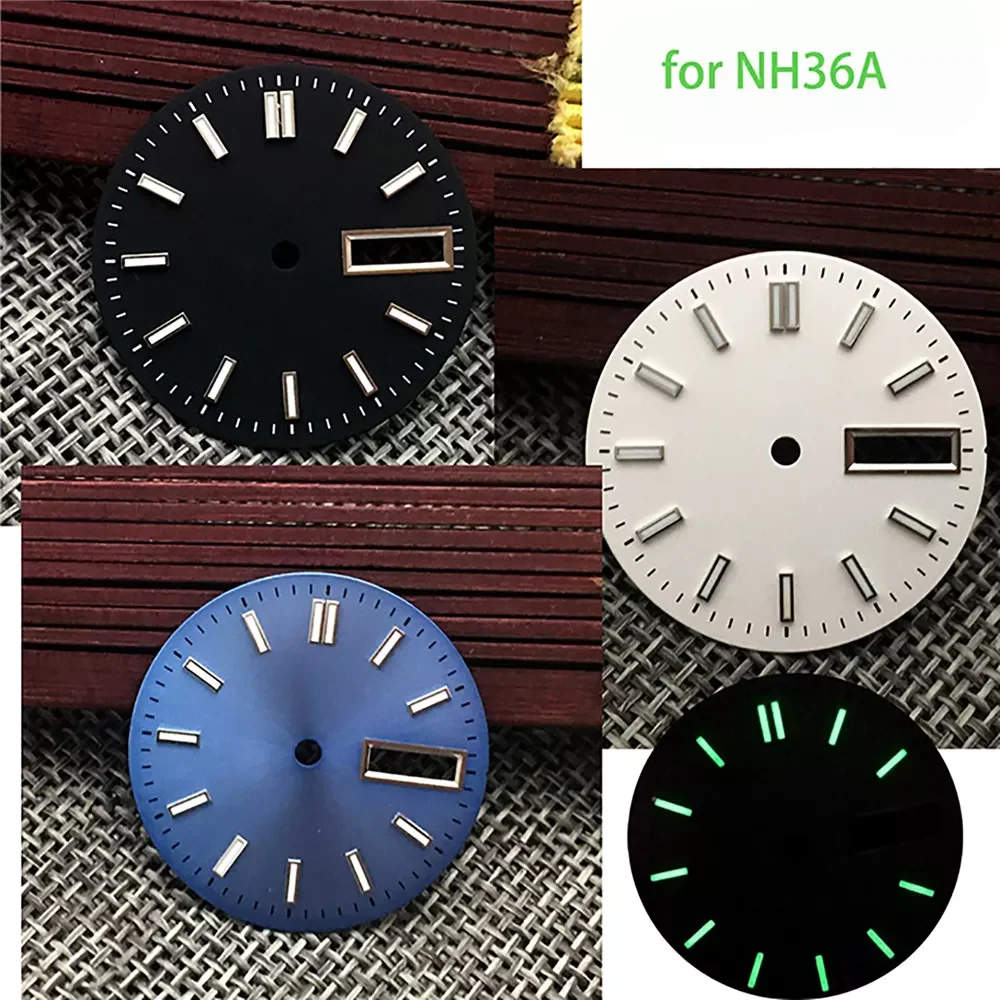 Watch Dial sky blue/black/white C3 Green Luminous Dial for NH36/NH36A Automatic Movement
Watch Dial sky blue/black/white C3 Green Luminous Dial for NH36/NH36A Automatic Movement