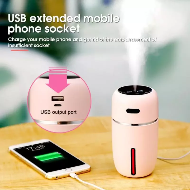 NEW2023 USB Mini Air Humidifier Car Aroma Essential Oil Diffuser Office Hydrating Fogger Mist Maker With LED Night Lamp Home App
NEW2023 USB Mini Air Humidifier Car Aroma Essential Oil Diffuser Office Hydrating Fogger Mist Maker With LED Night Lamp Home App