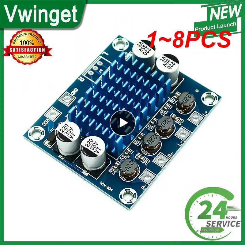 1~8PCS 30W+30W Dual Channel Digital Stereo Audio Power Amplifier Board 12V 24V Amplifier Board 8-26V DC Audio Amplifier Board
1~8PCS 30W+30W Dual Channel Digital Stereo Audio Power Amplifier Board 12V 24V Amplifier Board 8-26V DC Audio Amplifier Board