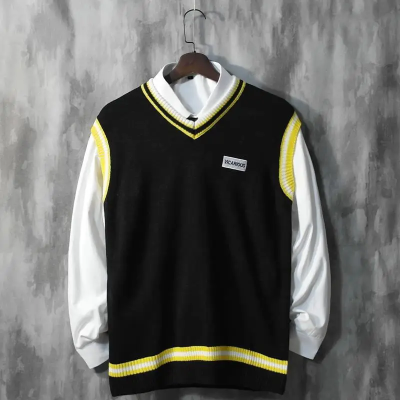 Men's Clothing Icon Waistcoat Knit Sweater Male Red Striped Vest Sleeveless Best Selling Products 2023 Large Big Size Trend Neck
Men's Clothing Icon Waistcoat Knit Sweater Male Red Striped Vest Sleeveless Best Selling Products 2023 Large Big Size Trend Neck