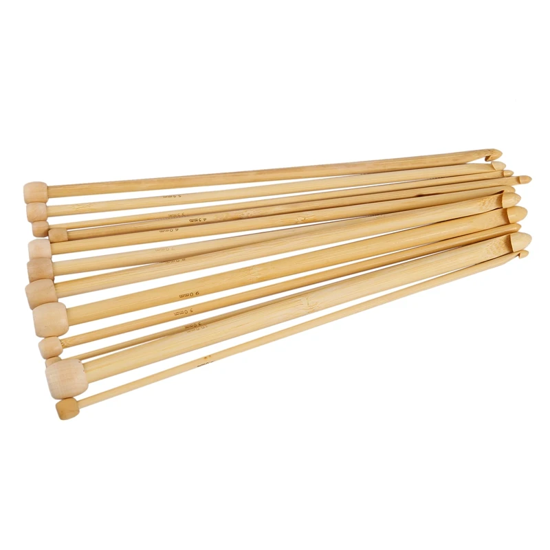 Natural Color Natural Bamboo Single Pointed Afghan Tunisian Crochet Hooks Needles 25.5Cm-25Cm Long,1 Set(12 Pcs/Set)
Natural Color Natural Bamboo Single Pointed Afghan Tunisian Crochet Hooks Needles 25.5Cm-25Cm Long,1 Set(12 Pcs/Set)