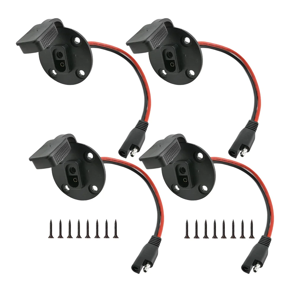 4 Sets Safe Practical Solar Panel Mount Connector SAE Power Connector SAE Quick Connect Plug
4 Sets Safe Practical Solar Panel Mount Connector SAE Power Connector SAE Quick Connect Plug