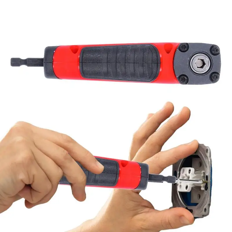Right Angle Attachment Electric Screwdriver Repair 90 Degree Corner Device Screwdriver Socket Adapter Drill Bit Corner Adapter
Right Angle Attachment Electric Screwdriver Repair 90 Degree Corner Device Screwdriver Socket Adapter Drill Bit Corner Adapter