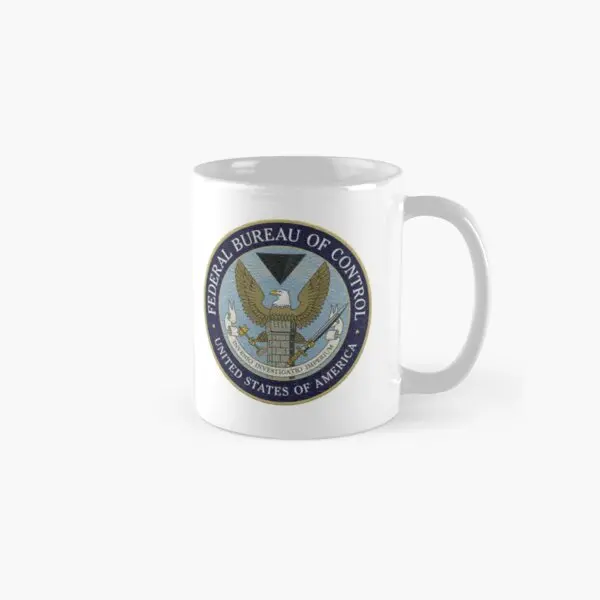 

Federal Bureau Of Control Control Game Mug Coffee Tea Image Photo Picture Gifts Cup Design Handle Round Simple Drinkware
