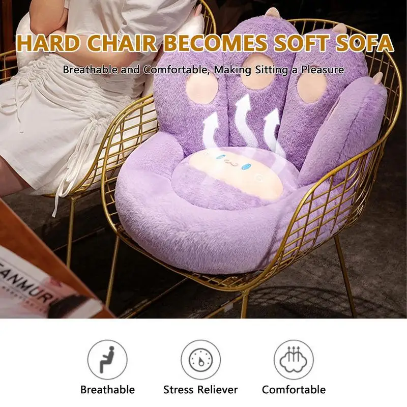 Cute Cat Paw Back Pillows Plush Chair Cushion Animal Child Seat Cushion Sofa Mat Home Sofa Indoor Floor Winter Decor Girls Gift
Cute Cat Paw Back Pillows Plush Chair Cushion Animal Child Seat Cushion Sofa Mat Home Sofa Indoor Floor Winter Decor Girls Gift