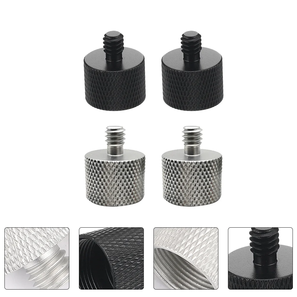 4pcs Microphone Stand Adapter Aluminum Alloy 1/4 Inch To 5/8 Inch Tripod Screw 
4pcs Microphone Stand Adapter Aluminum Alloy 1/4 Inch To 5/8 Inch Tripod Screw