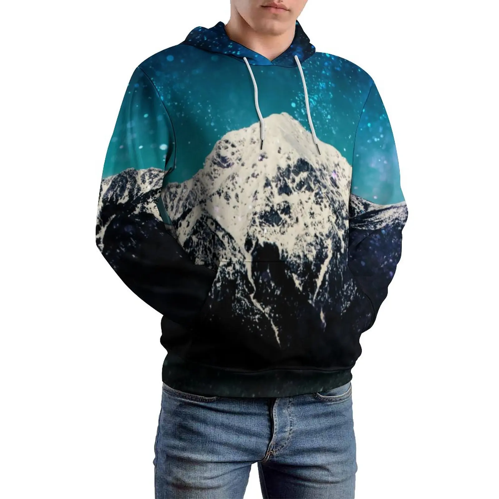 Galaxy Mountain Casual Hoodies Long Sleeve Starry Space Print Pretty Hoodie Autumn Men Loose Oversize Custom Hooded Sweatshirts
Galaxy Mountain Casual Hoodies Long Sleeve Starry Space Print Pretty Hoodie Autumn Men Loose Oversize Custom Hooded Sweatshirts