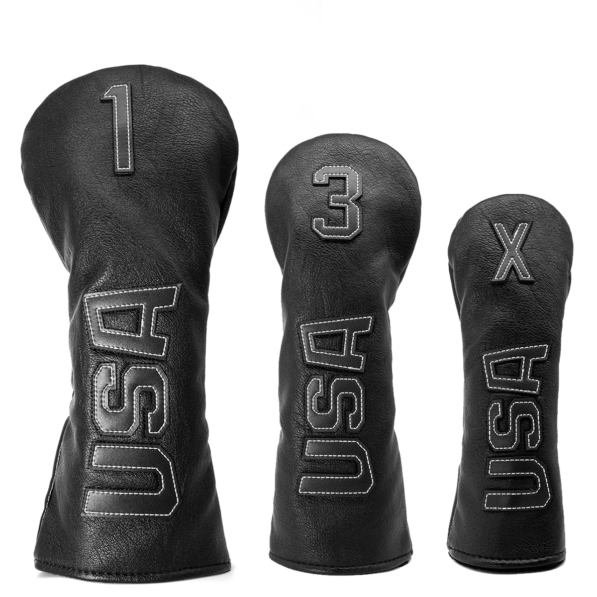 Golf Club Iron Head Covers Golf Headcovers Leather Golf Wood Covers for Divers Fairway Hybrids(UT) with Number Tag 
Golf Club Iron Head Covers Golf Headcovers Leather Golf Wood Covers for Divers Fairway Hybrids(UT) with Number Tag