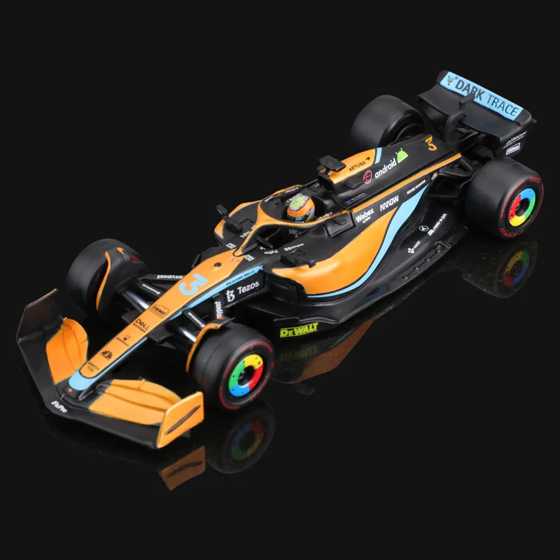 

Bburago 1:43 2022 F1 McLaren MCL36 #3 Daniel Ricciardo #4 Lando Norris Alloy Luxury Vehicle Diecast Cars Model Toy Formula One
