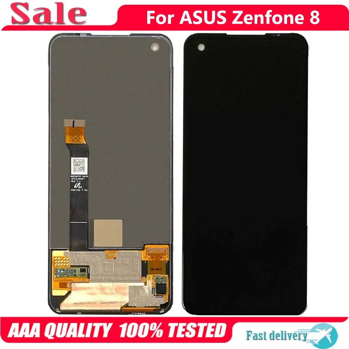 Original For ASUS Zenfone 8 LCD Display Touch Screen Replacement Digitizer Assembly For ASUS Zenfone8 ZS590KS I006D LCD AMOLED
Original For ASUS Zenfone 8 LCD Display Touch Screen Replacement Digitizer Assembly For ASUS Zenfone8 ZS590KS I006D LCD AMOLED