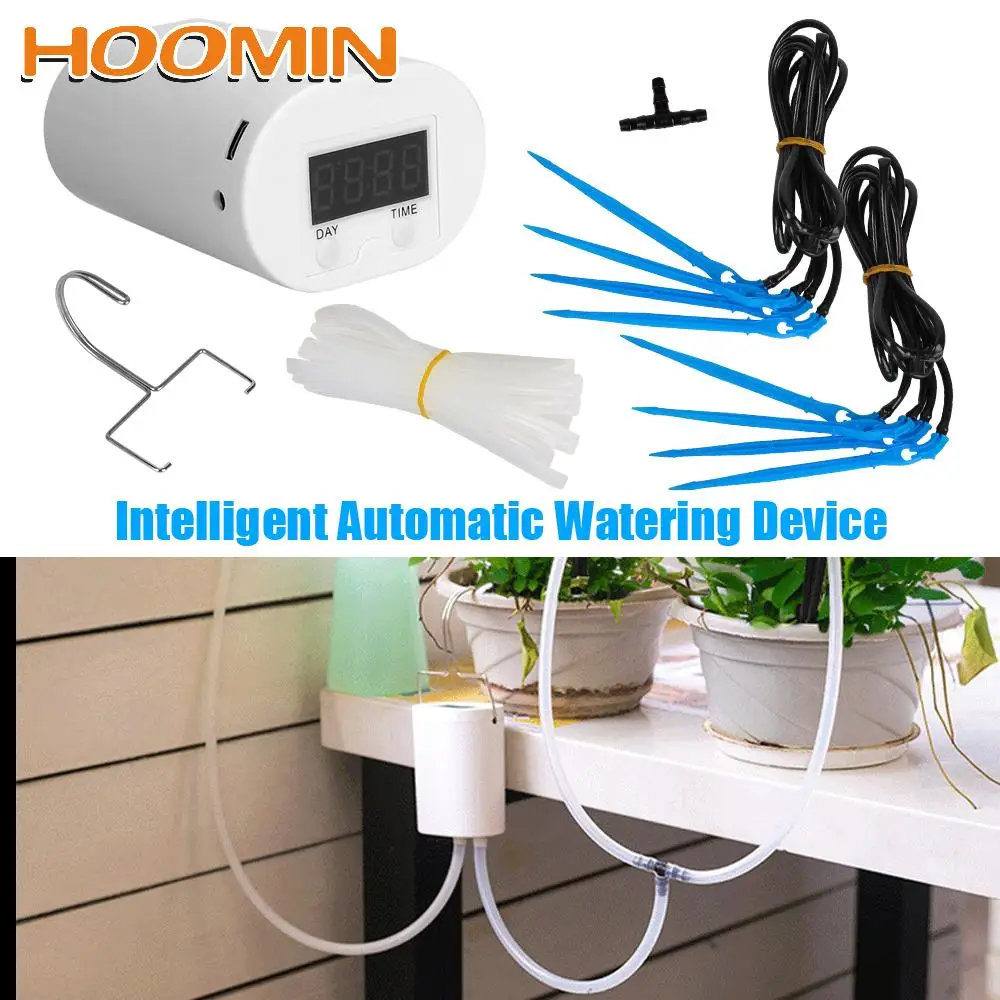 HOOMIN Drip Irrigation Device Pump Timer System 8/4/2 Head Flower Plant Home Sprinkler Automatic Watering Pump Controller 
HOOMIN Drip Irrigation Device Pump Timer System 8/4/2 Head Flower Plant Home Sprinkler Automatic Watering Pump Controller