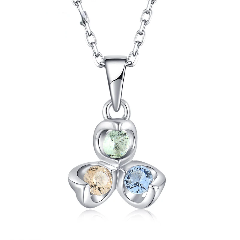 S925 Silver Colored Zircon Geometric Petal Necklace Fashion Trendy Women's Pendant Chain On Neck Jewelry
S925 Silver Colored Zircon Geometric Petal Necklace Fashion Trendy Women's Pendant Chain On Neck Jewelry