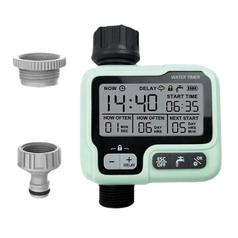 Sprinkler Timer Programmable Sprinkler Timer Waterproof Digital Irrigation Timer System Garden Outdoor HoseWith Rain
Sprinkler Timer Programmable Sprinkler Timer Waterproof Digital Irrigation Timer System Garden Outdoor HoseWith Rain