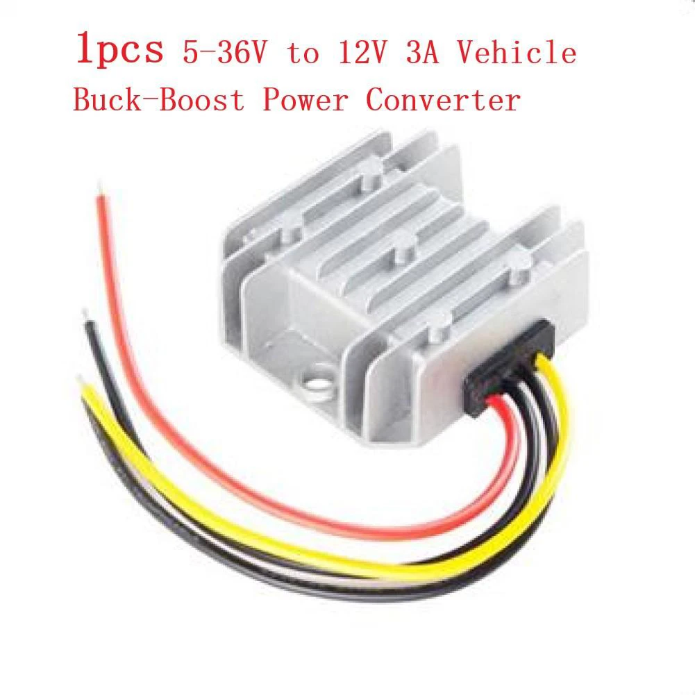1PC Car Battery Voltage Regulator DC 5-32V To 12V3A Natural Heat Dissipation Automatic Voltage Stabilizer Power Converter Tool
1PC Car Battery Voltage Regulator DC 5-32V To 12V3A Natural Heat Dissipation Automatic Voltage Stabilizer Power Converter Tool