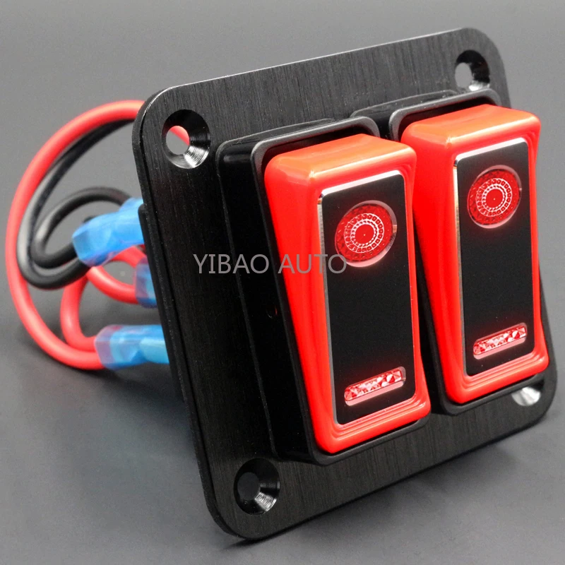 Waterproof Switches For Car Marine Boat High-end brand design LED Metal Rocker Switch Panel Port 12V Outlet Combination
Waterproof Switches For Car Marine Boat High-end brand design LED Metal Rocker Switch Panel Port 12V Outlet Combination