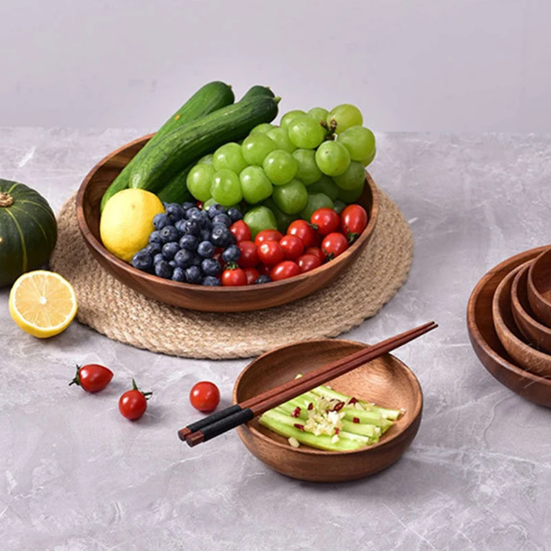Obelix Kitchen Round Wooden Dried Fruit Trays Snack Plate Handcraft Food Dish Tray Tableware Japanese Salad Fruit Bowls
Obelix Kitchen Round Wooden Dried Fruit Trays Snack Plate Handcraft Food Dish Tray Tableware Japanese Salad Fruit Bowls