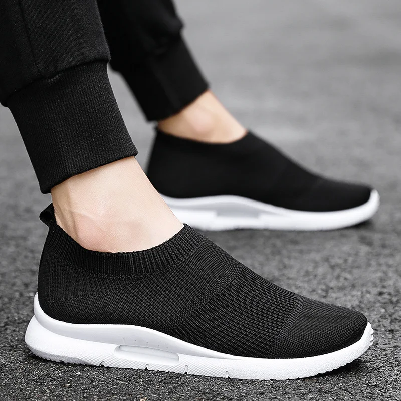 Summer Men's Sneakers Flat Knitted Socks Shoes Mesh Breathable Male Vulcanized Shoes Slip on Loafers Male Footwear 2023
Summer Men's Sneakers Flat Knitted Socks Shoes Mesh Breathable Male Vulcanized Shoes Slip on Loafers Male Footwear 2023