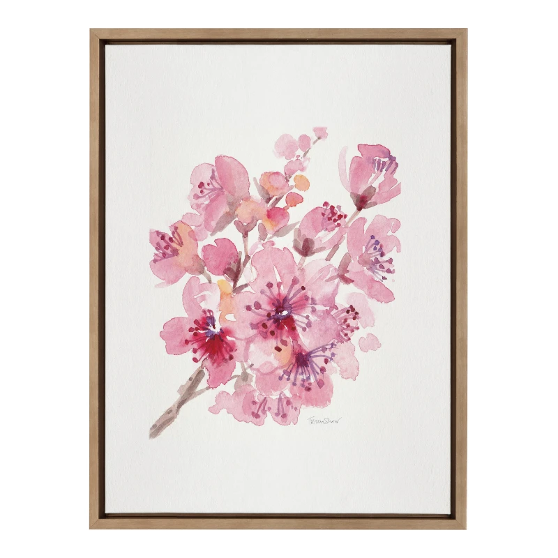 Sylvie Cherry Blossom 2 Framed Canvas Wall Art by Patricia Shaw, 18x24 Gold, Decorative Watercolor Floral Art for Wall
Sylvie Cherry Blossom 2 Framed Canvas Wall Art by Patricia Shaw, 18x24 Gold, Decorative Watercolor Floral Art for Wall