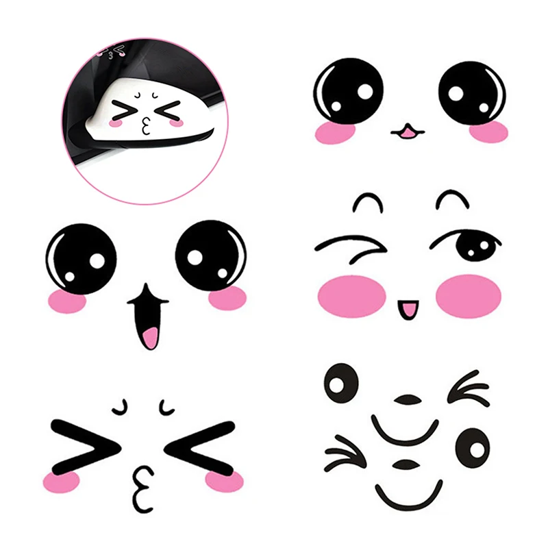2Pcs Reflective Cute Smile Car Sticker Rearview Mirror Sticker Car Styling Cartoon Smiling Eye Face Sticker Decal
2Pcs Reflective Cute Smile Car Sticker Rearview Mirror Sticker Car Styling Cartoon Smiling Eye Face Sticker Decal