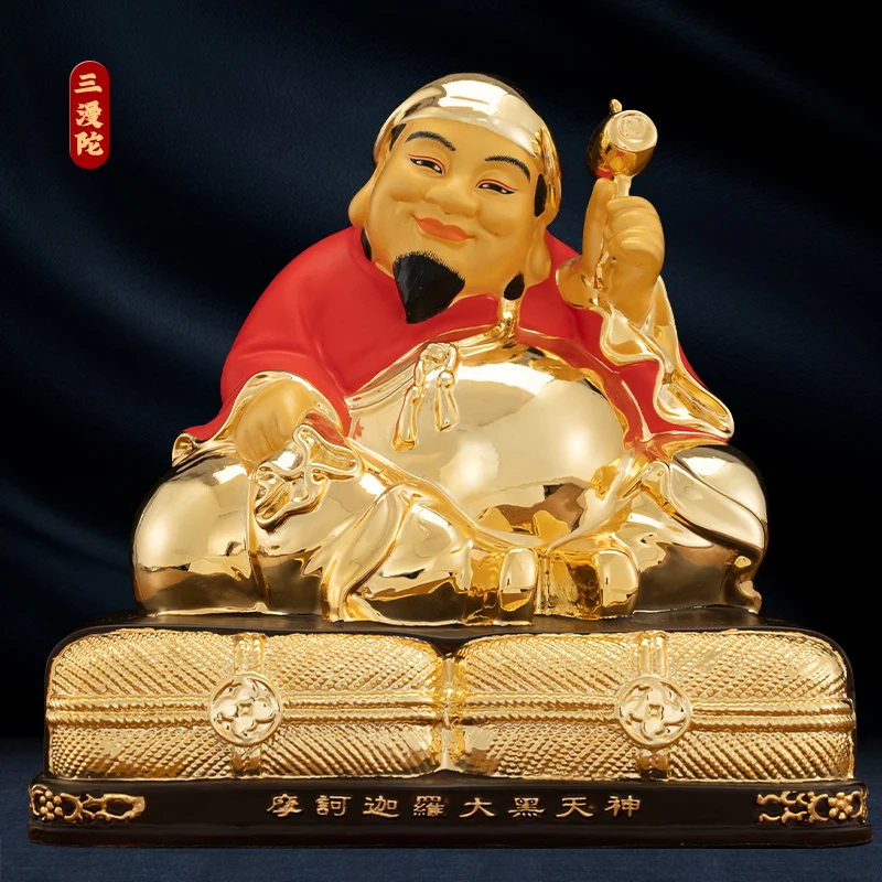Pure copper statue of God of Wealth at home
Pure copper statue of God of Wealth at home