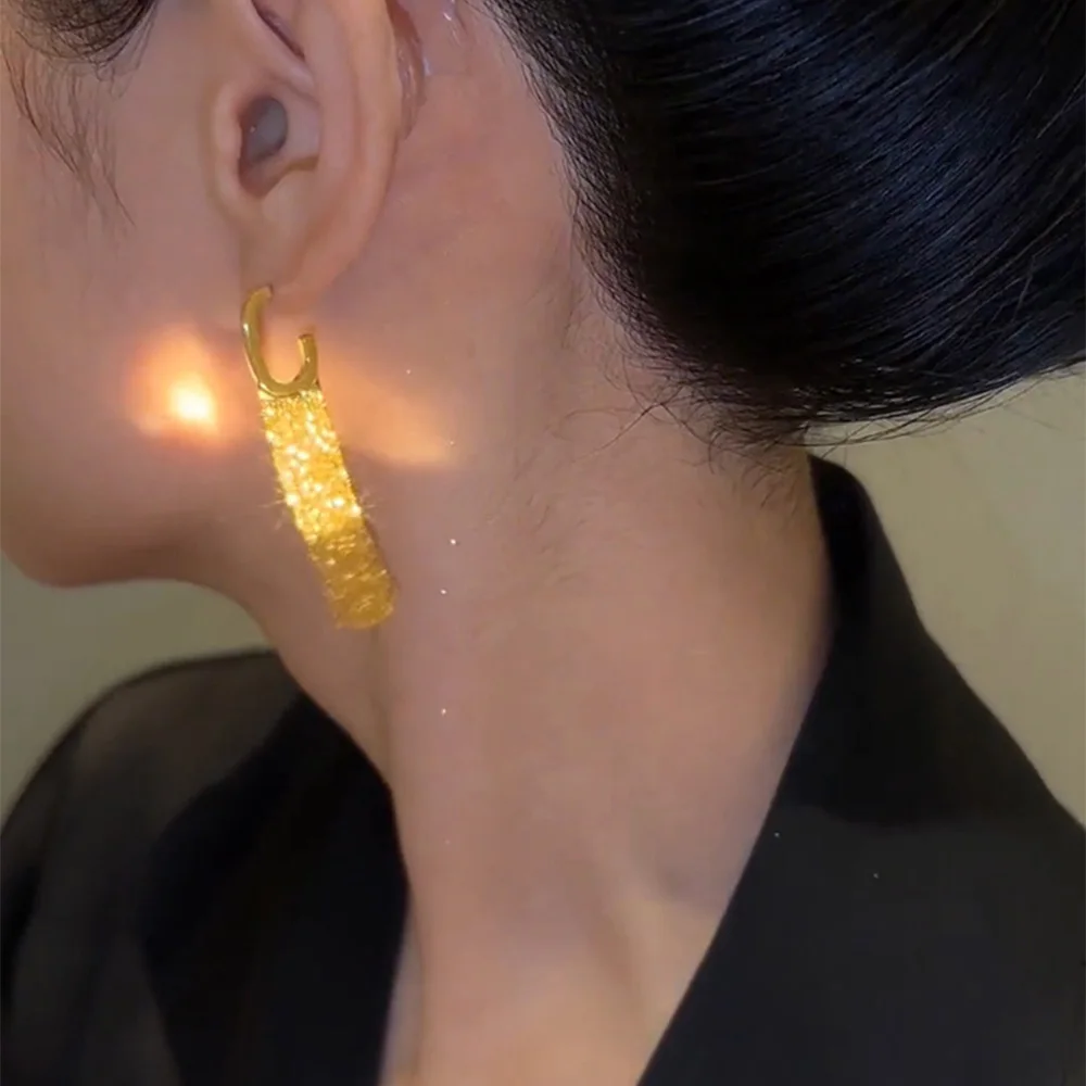 2023 Trendy Geometric Long Tassel Earrings Exquisite Gold Color Plated Shiny Chain Drop Earring For Women Jewelry Party Gift
2023 Trendy Geometric Long Tassel Earrings Exquisite Gold Color Plated Shiny Chain Drop Earring For Women Jewelry Party Gift