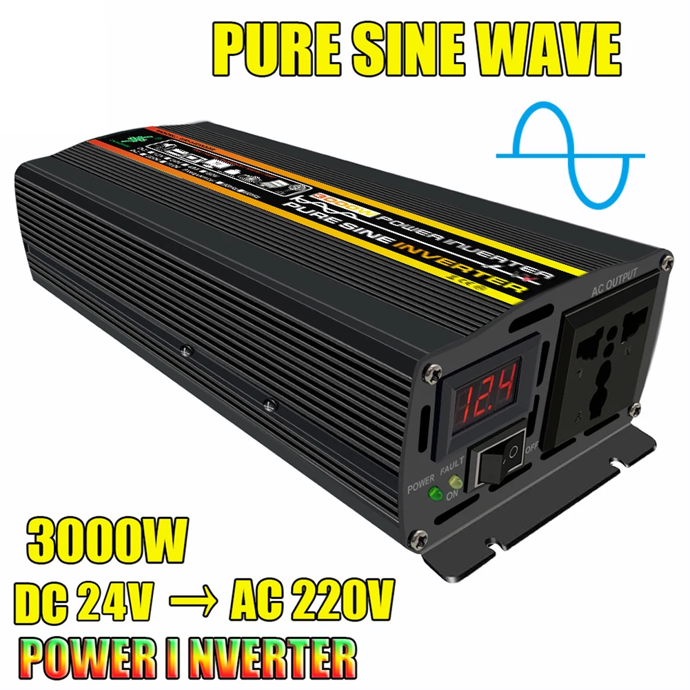 Peak Power 3000W Rated Power 500W Pure Sine Wave Inverter Power HZ3000 DC12V/24V/48V/60V Car Power Inverter
Peak Power 3000W Rated Power 500W Pure Sine Wave Inverter Power HZ3000 DC12V/24V/48V/60V Car Power Inverter