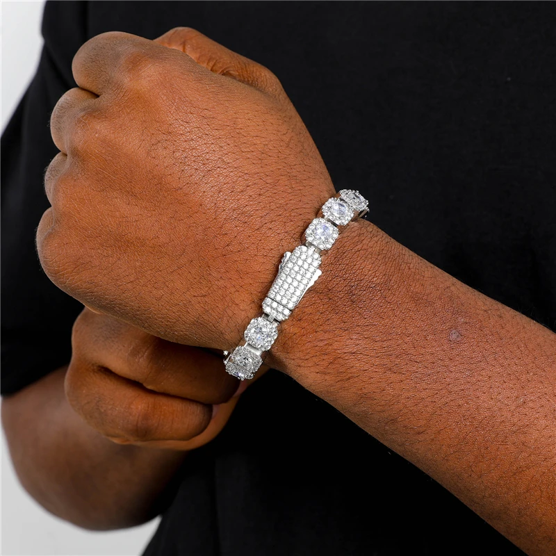 Кубинский Теннисный браслет Майами, Ювелирное Украшение для мужчин и женщин в стиле хип-хоп, кубинский массивный Однорядный браслет 10 мм со ...
Кубинский Теннисный браслет Майами, Ювелирное Украшение для мужчин и женщин в стиле хип-хоп, кубинский массивный Однорядный браслет 10 мм со ...