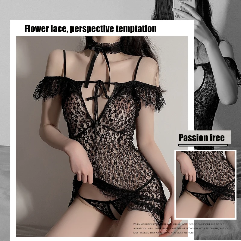 2022New Sexy Lingerie Cute Cosplay Cat Girl Leopard Spot Lace Transparent Hot Hollowed Out Sling Temptation Nightdress Home Suit
2022New Sexy Lingerie Cute Cosplay Cat Girl Leopard Spot Lace Transparent Hot Hollowed Out Sling Temptation Nightdress Home Suit