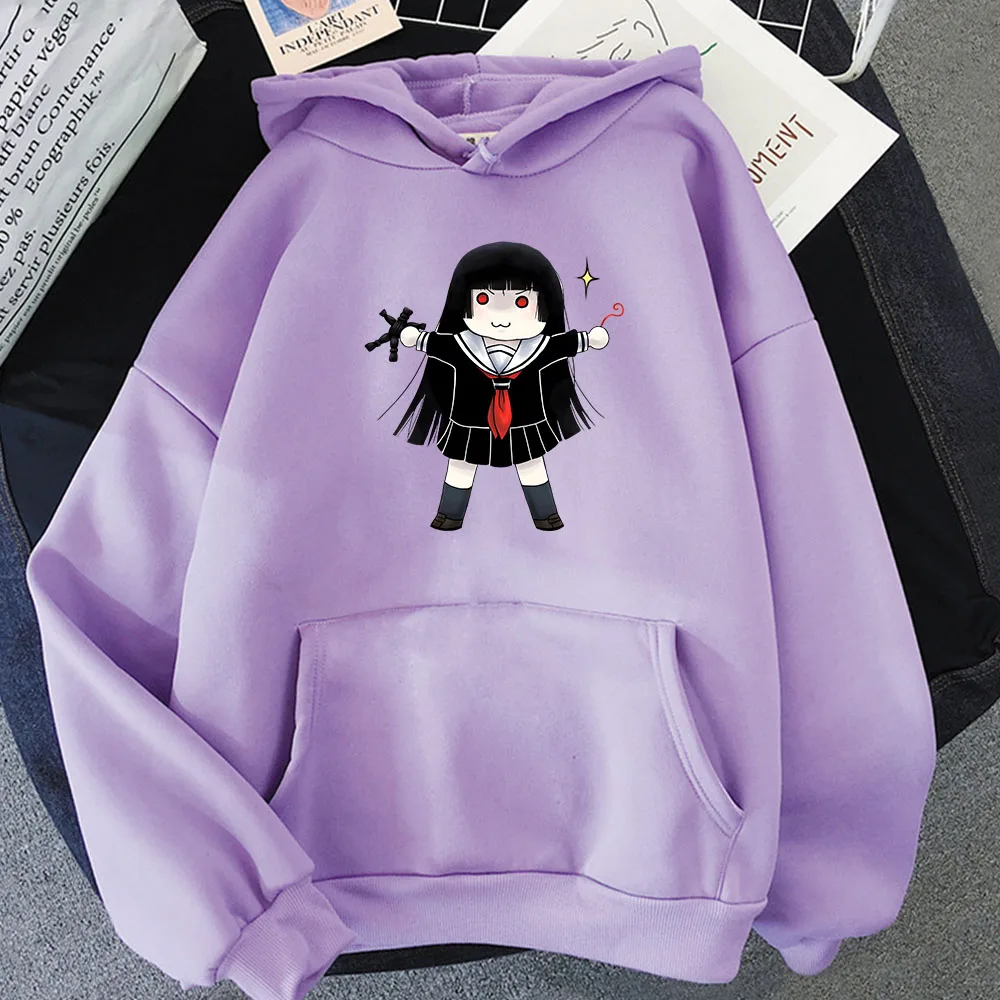 Толстовка Jigoku Shoujo в стиле аниме Харадзюку, милые свитшоты с мангой, одежда для мужчин и женщин, модная Толстовка в стиле Хай-стрит
Толстовка Jigoku Shoujo в стиле аниме Харадзюку, милые свитшоты с мангой, одежда для мужчин и женщин, модная Толстовка в стиле Хай-стрит