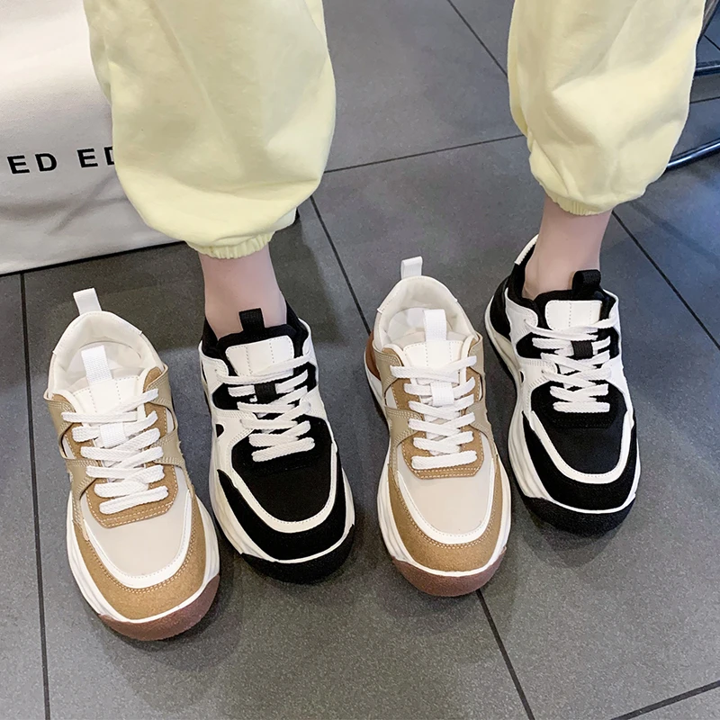 Shoes Women's Autumn 2022 Round Toe Lace-up Shoes Casual Thick Bottom Breathable Small White Women's Shoes Platform Sneakers
Shoes Women's Autumn 2022 Round Toe Lace-up Shoes Casual Thick Bottom Breathable Small White Women's Shoes Platform Sneakers
