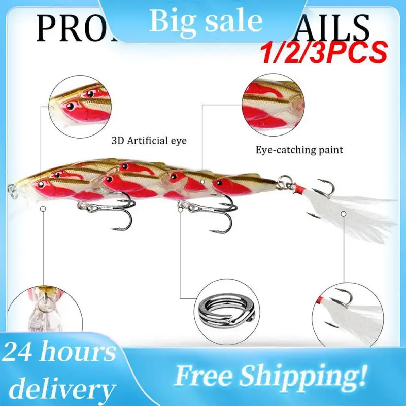 1/2/3PCS Floating Wobblers Minnow Fishing Lure115mm/15g Artificial Hard Bait Bass Plastic Fish Crankbait Jig Carp Fishing tackle
1/2/3PCS Floating Wobblers Minnow Fishing Lure115mm/15g Artificial Hard Bait Bass Plastic Fish Crankbait Jig Carp Fishing tackle