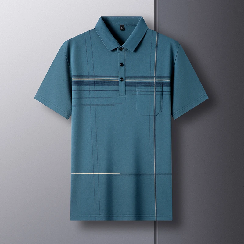 

Высококачественная летняя Классическая рубашка-поло из 100% хлопка с карманами и лацканами, деловая Повседневная модная дизайнерская футболка с коротким рукавом, женская