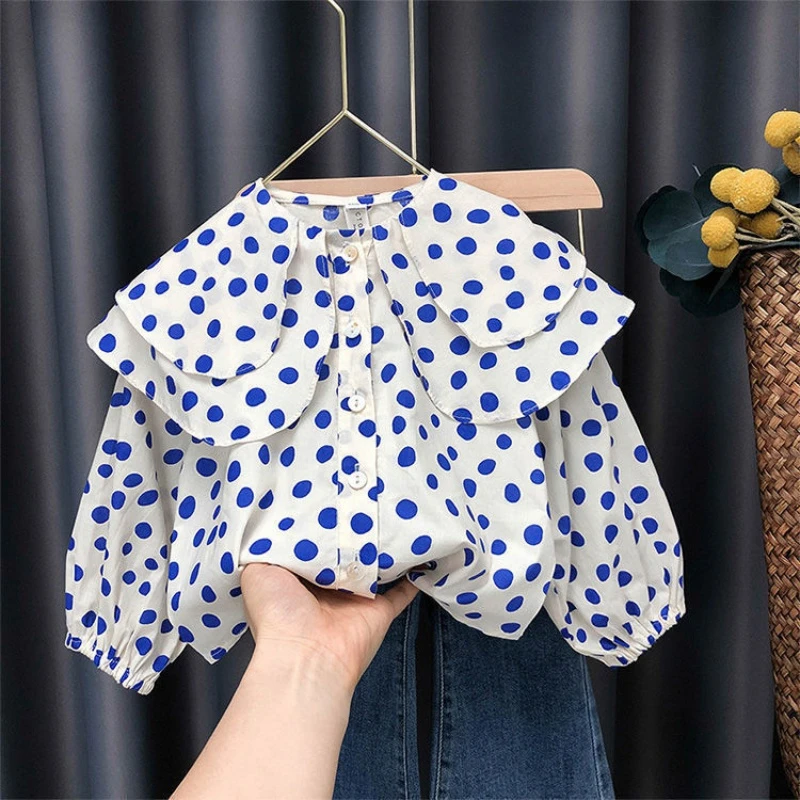 Spring Autumn Children's Clothing Girls Cotton Sweet Polk Dots T-Shirt Long Sleeved Blouses Shirt Baby Kids Casual Outfit Tops
Spring Autumn Children's Clothing Girls Cotton Sweet Polk Dots T-Shirt Long Sleeved Blouses Shirt Baby Kids Casual Outfit Tops