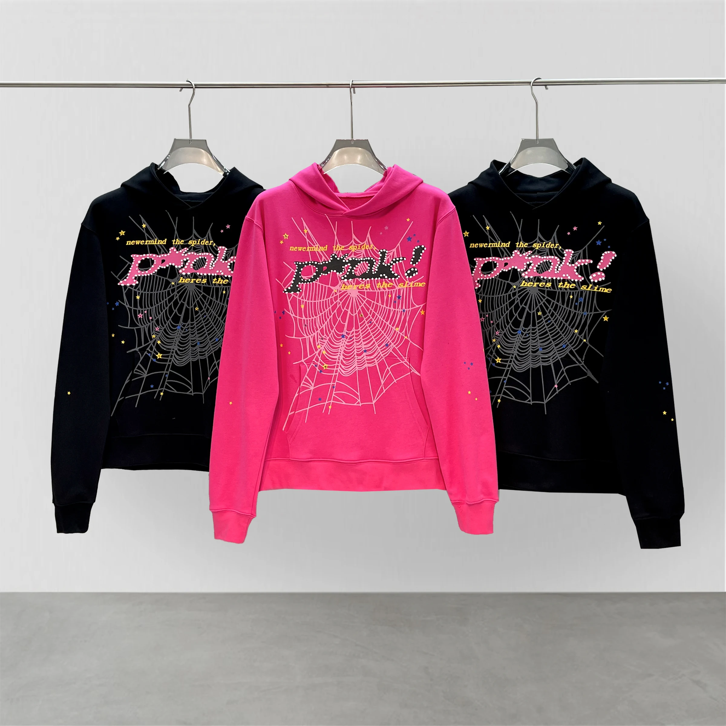 Sp5der 555555 Hoodie Hip Hop Web Puff Print Unisex 1:1 High Quality Young Thug Angel Spider Sweatshirt Thick Fabric Pullover
Sp5der 555555 Hoodie Hip Hop Web Puff Print Unisex 1:1 High Quality Young Thug Angel Spider Sweatshirt Thick Fabric Pullover