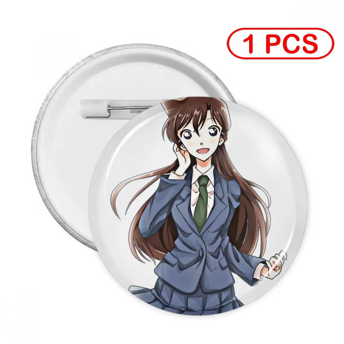 Detective Conan Soft Button Pin Clothes Brooch Creative Pins Jewelry Decor Cute Badge Ran Mouri Women Child Lapel
Detective Conan Soft Button Pin Clothes Brooch Creative Pins Jewelry Decor Cute Badge Ran Mouri Women Child Lapel
