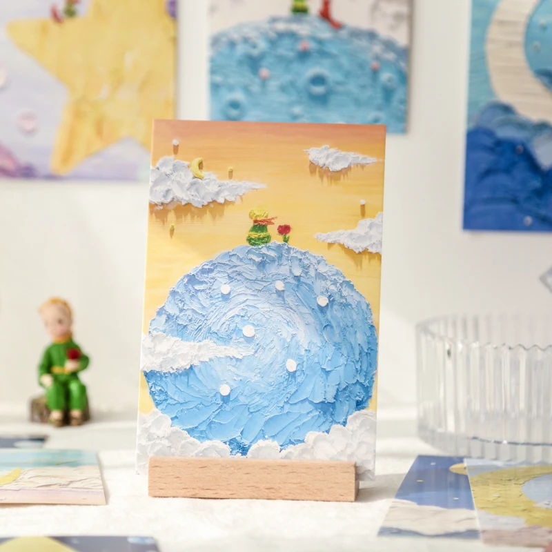 30pcs The Little Prince's Planet Postcard Aesthetic INS Oil Painting Bullet Journaling Accessorie DIY Material Greeting Postcard
30pcs The Little Prince's Planet Postcard Aesthetic INS Oil Painting Bullet Journaling Accessorie DIY Material Greeting Postcard