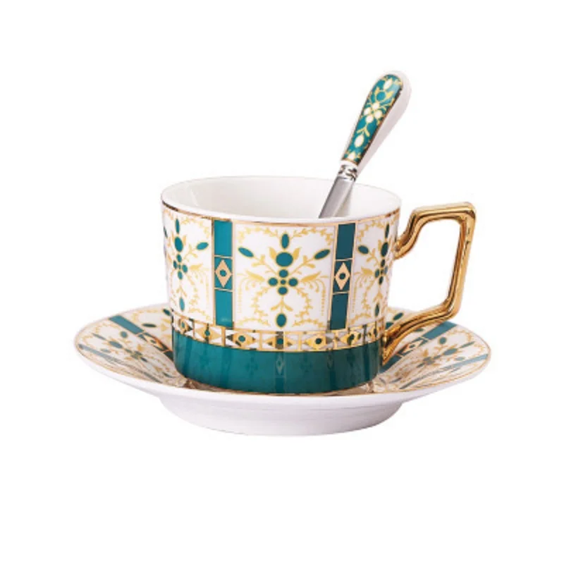 Luxury British Ceramic Coffee Mug Saucer Spoon Set Coffee Cups Home Breakfast Cup Porcelain Teacup Drinkware Set Creative Gift
Luxury British Ceramic Coffee Mug Saucer Spoon Set Coffee Cups Home Breakfast Cup Porcelain Teacup Drinkware Set Creative Gift