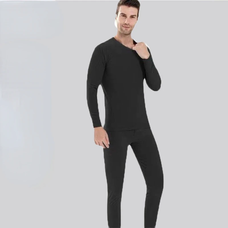 Autumn and Winter Top + Pants Warm Suit High Elastic Round Neck Thickened Light Warm Comfortable Bottoming Shirt Men's
Autumn and Winter Top + Pants Warm Suit High Elastic Round Neck Thickened Light Warm Comfortable Bottoming Shirt Men's
