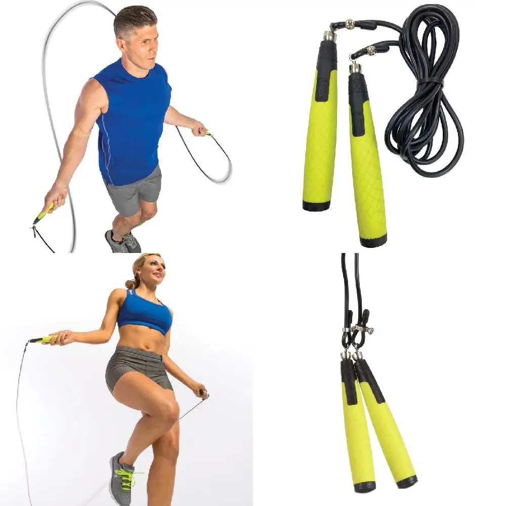Durable Foam Padded Pro Adjustable 9-Ft Jump Rope for Boxing, Cardio, Endurance Workouts: Perfect Fitness Training Tool.
Durable Foam Padded Pro Adjustable 9-Ft Jump Rope for Boxing, Cardio, Endurance Workouts: Perfect Fitness Training Tool.